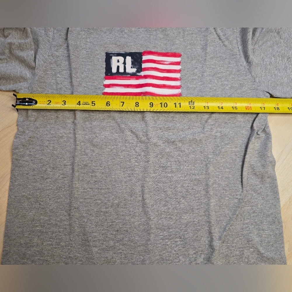 Vintage Ralph Lauren American Flag Long Sleeve Size Medium - Picture 6 of 8